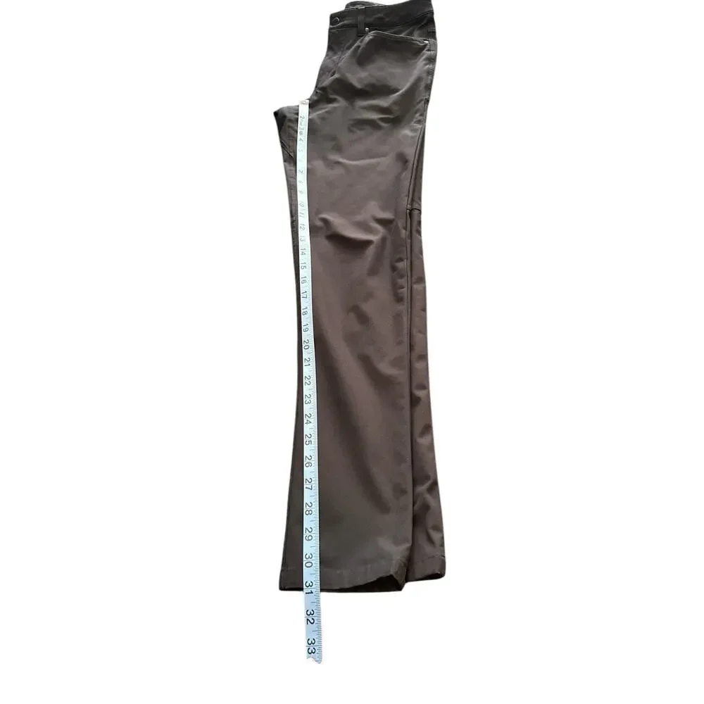 Lululemon Black ABC Slim Fit Pants Warpstreme Classic-Fit‎ Trouser Pant Size 28